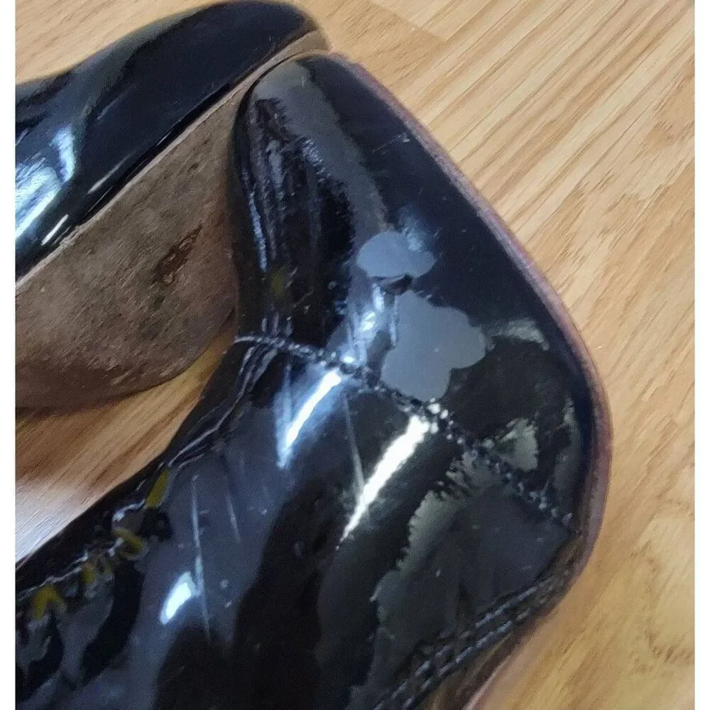 Tory Burch Patent Leather Ankle Booties 6